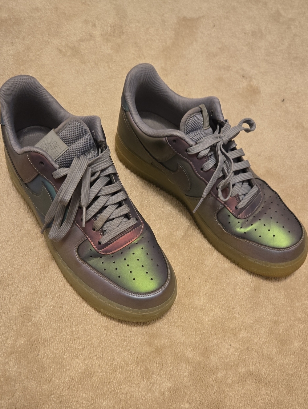 Nike Air Force 1 Low '07 LV 8 Iridescent Mens Size 11